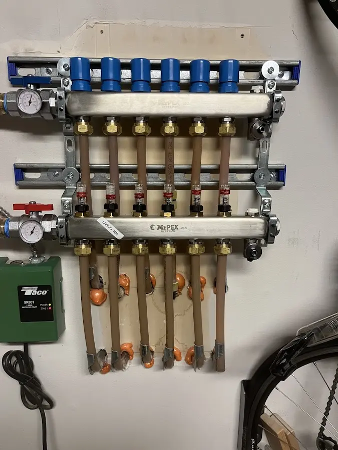 Plumber performing Leak Detection at a residential property in Frederick